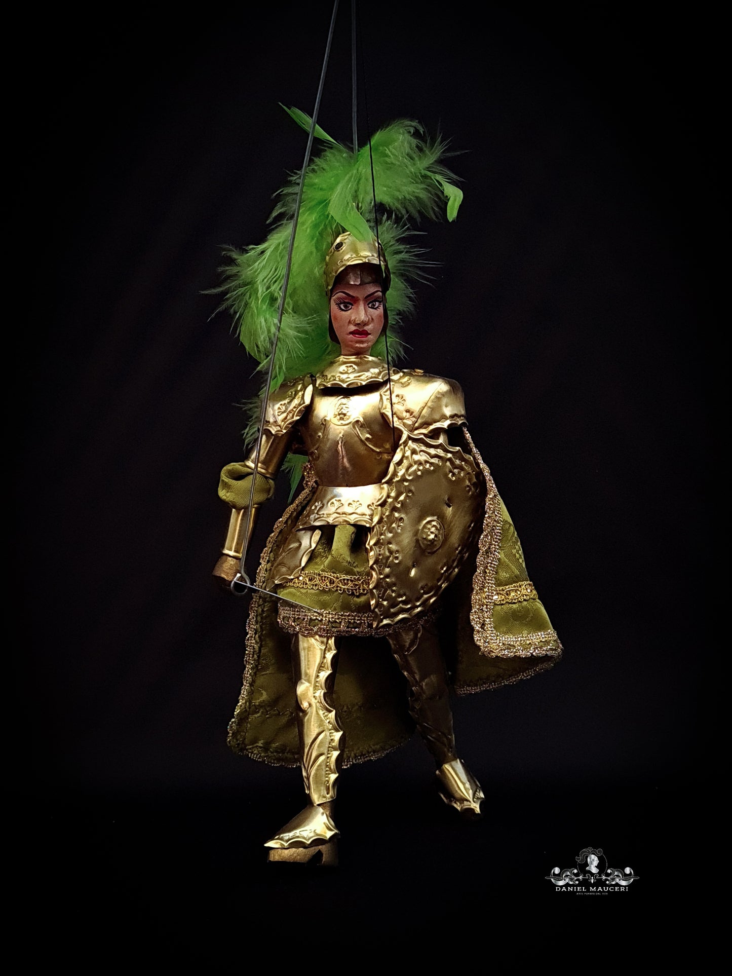 Bradamante - Sicilian puppet h27cm