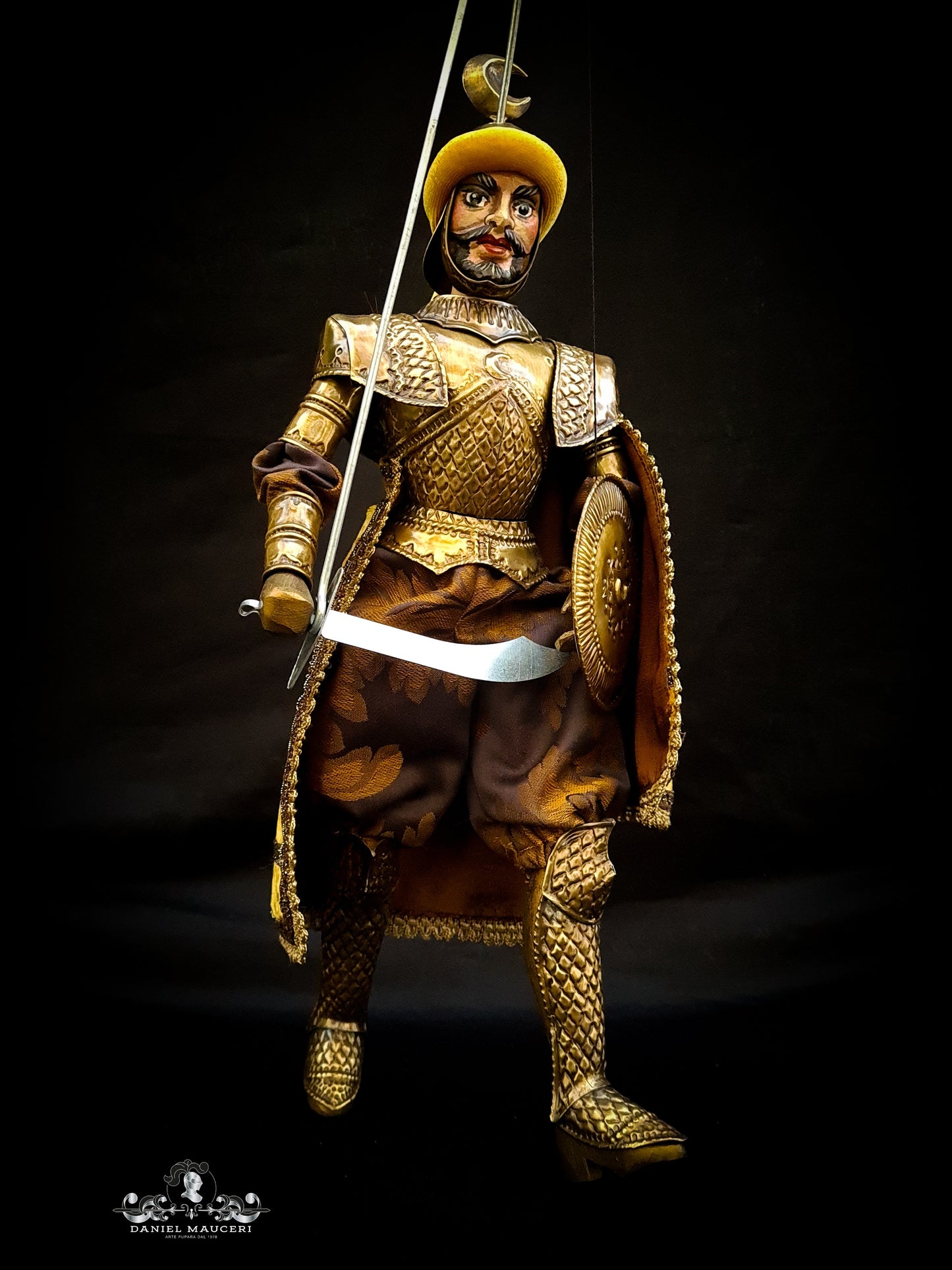 Saracen - Sicilian puppet h37cm