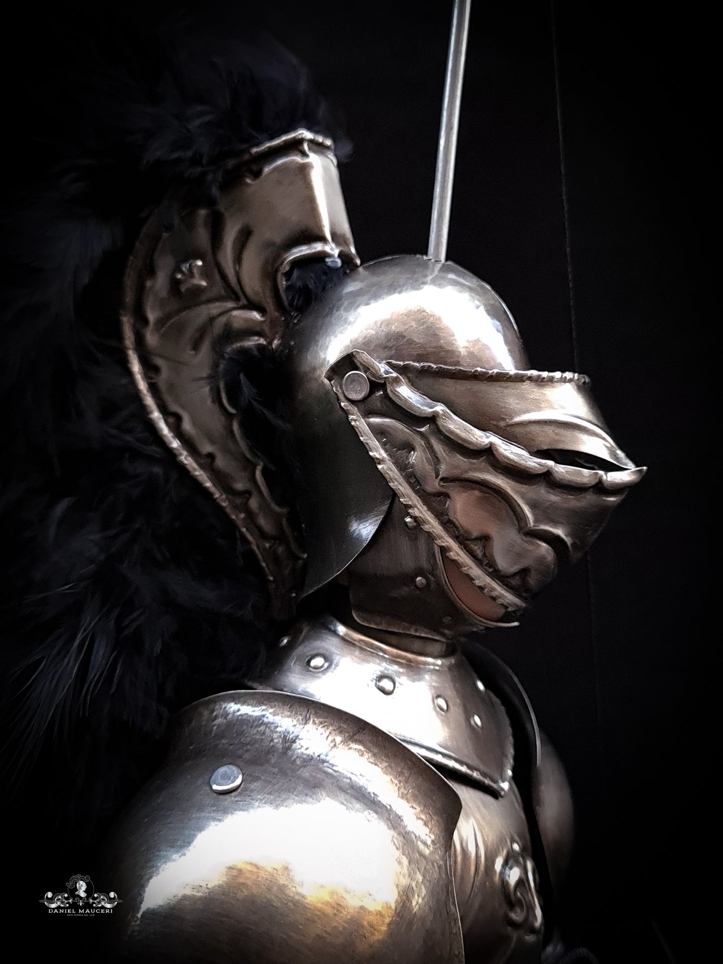 Uzeta - Sicilian puppet h37cm