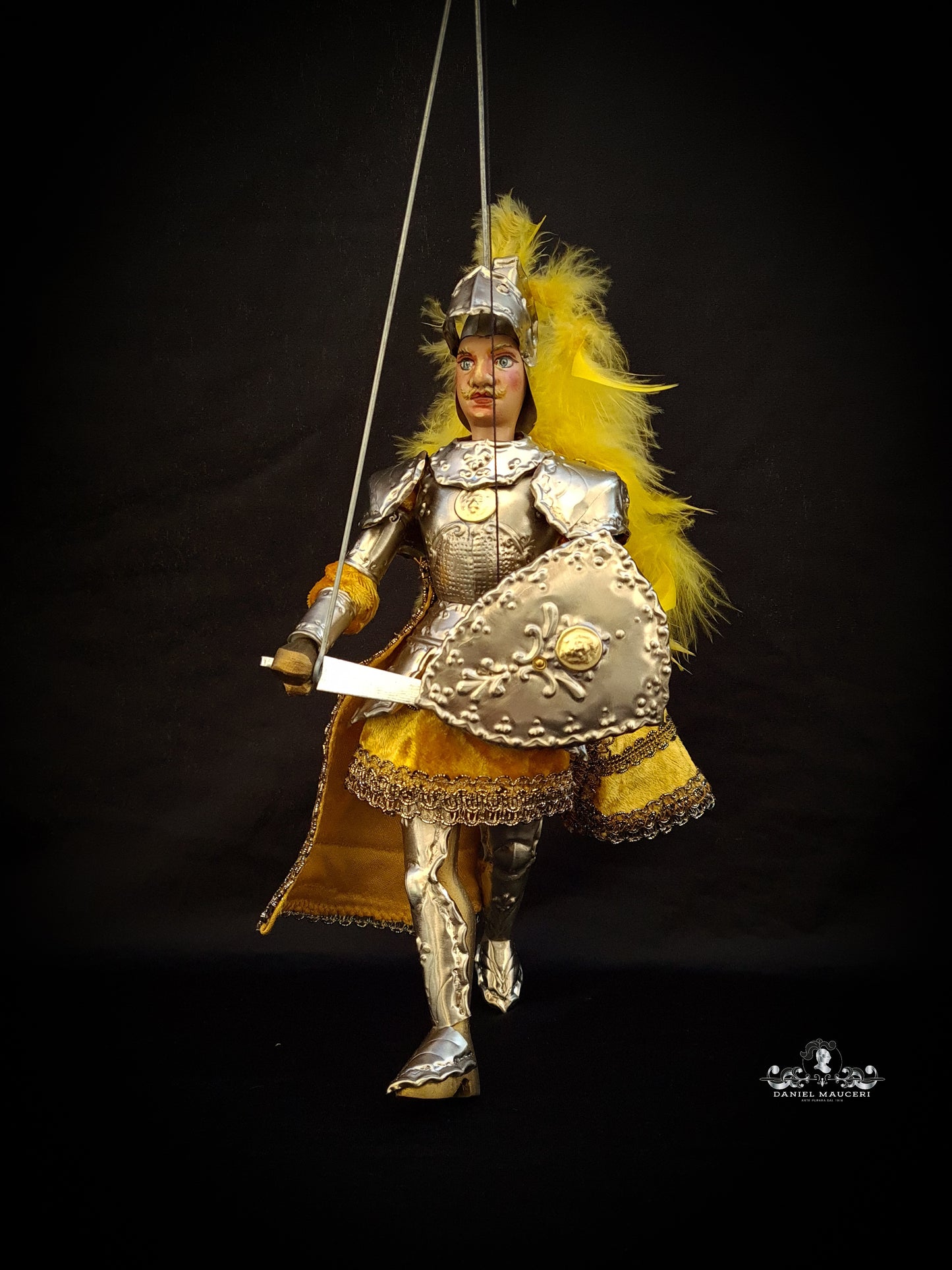 Rinaldo - Sicilian puppet h27cm