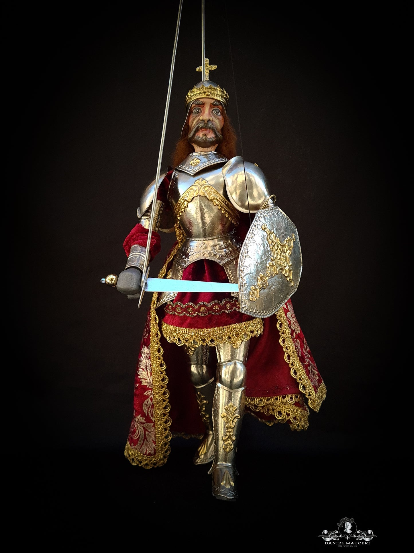 Carlo Magno - Pupo siciliano h37cm