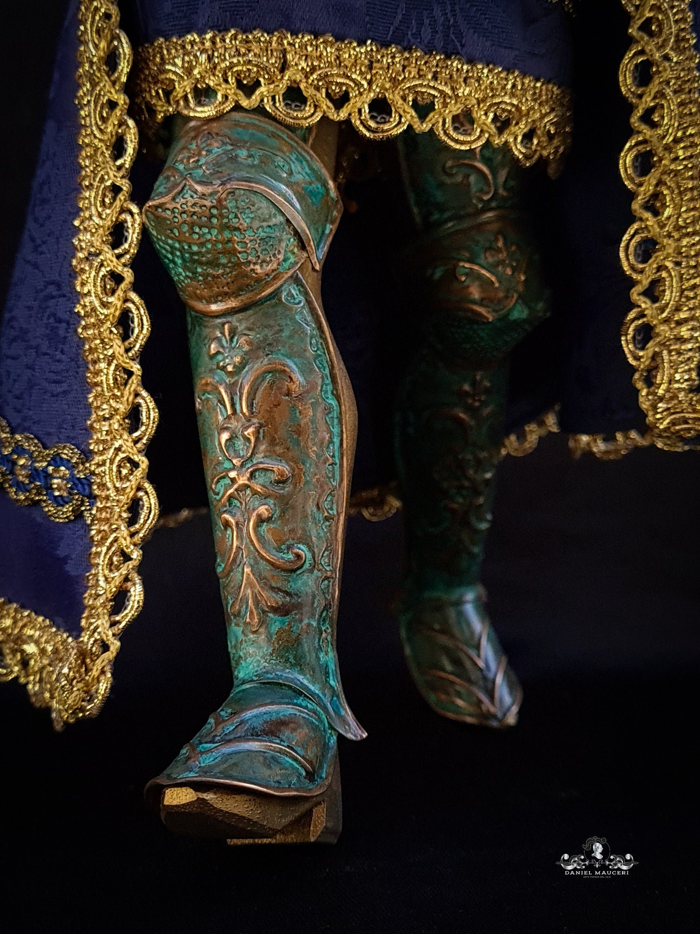 Baldovino - Sicilian puppet h37cm