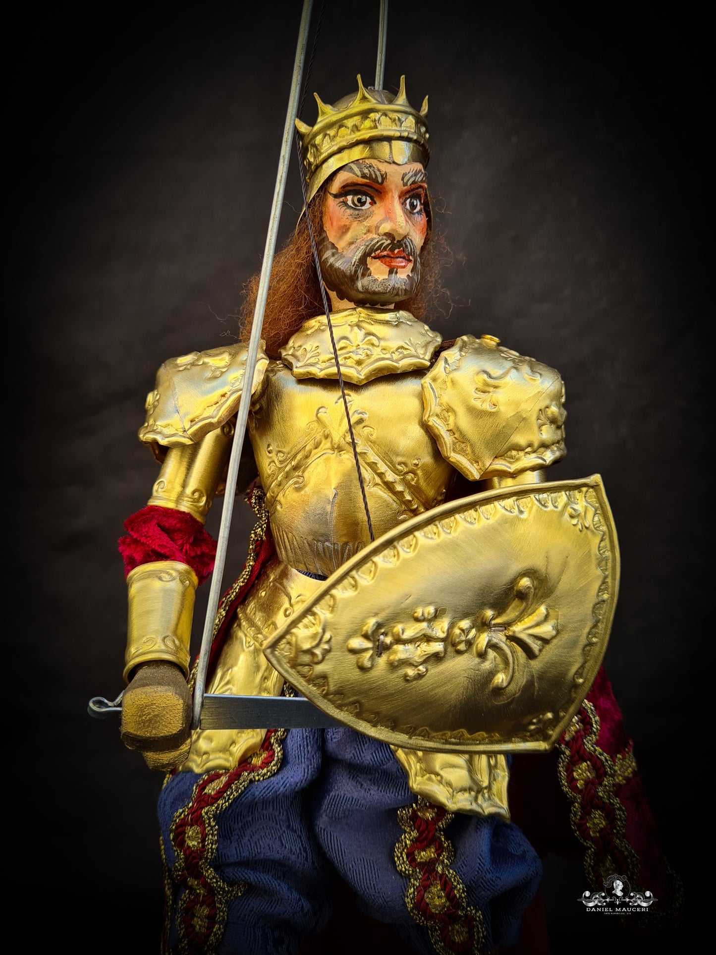 Carlo Magno - Pupo siciliano h27cm