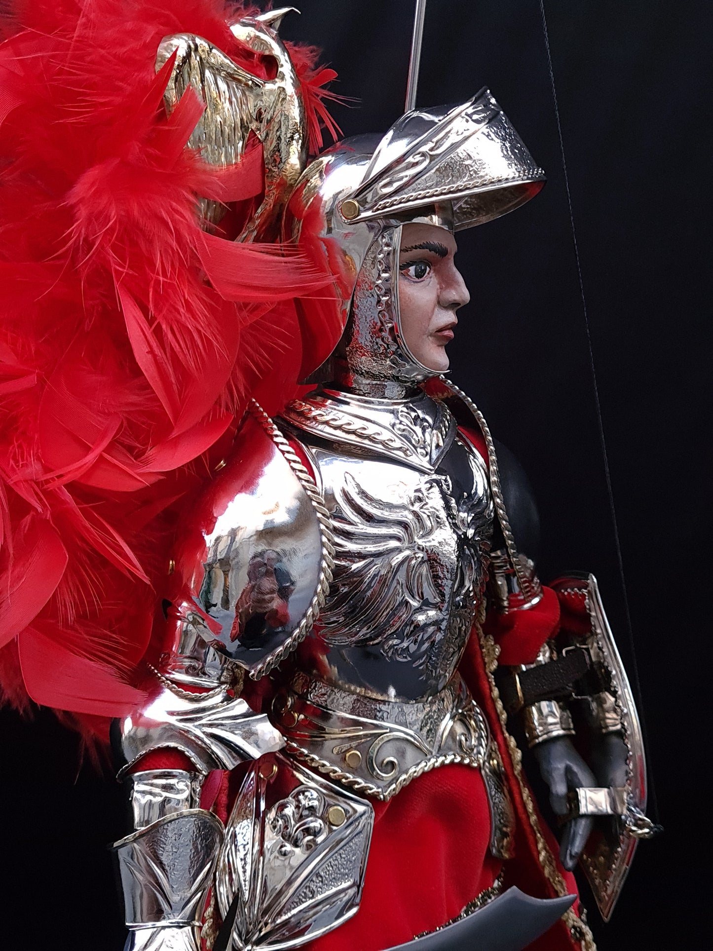 Orlando - Sicilian puppet h37cm
