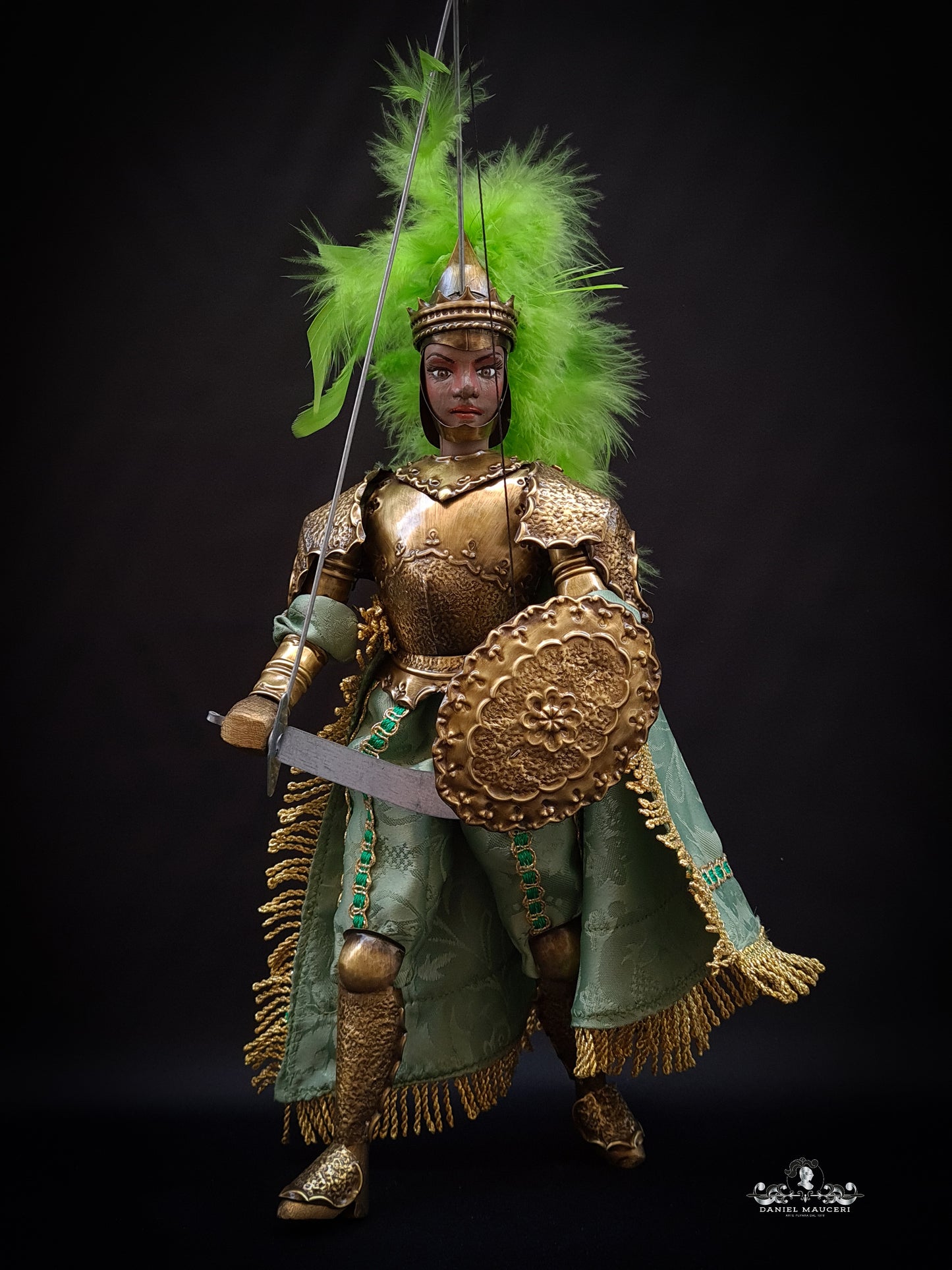 Marfisa - Sicilian puppet h32cm