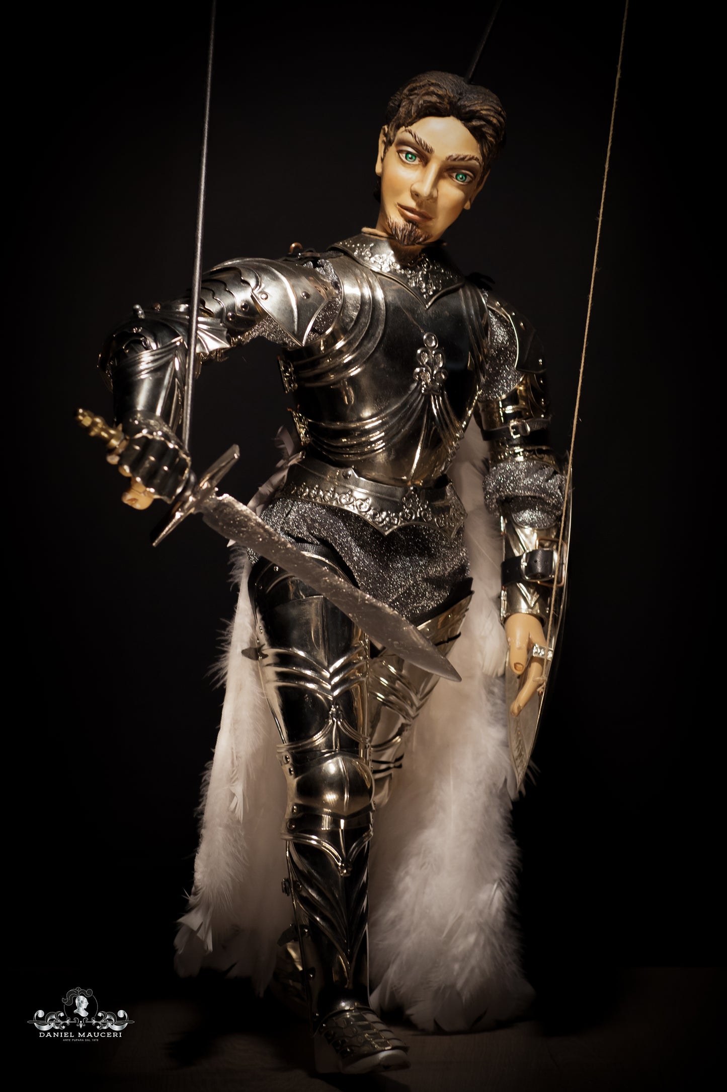 Grifone il bianco - Pupo siciliano h80cm