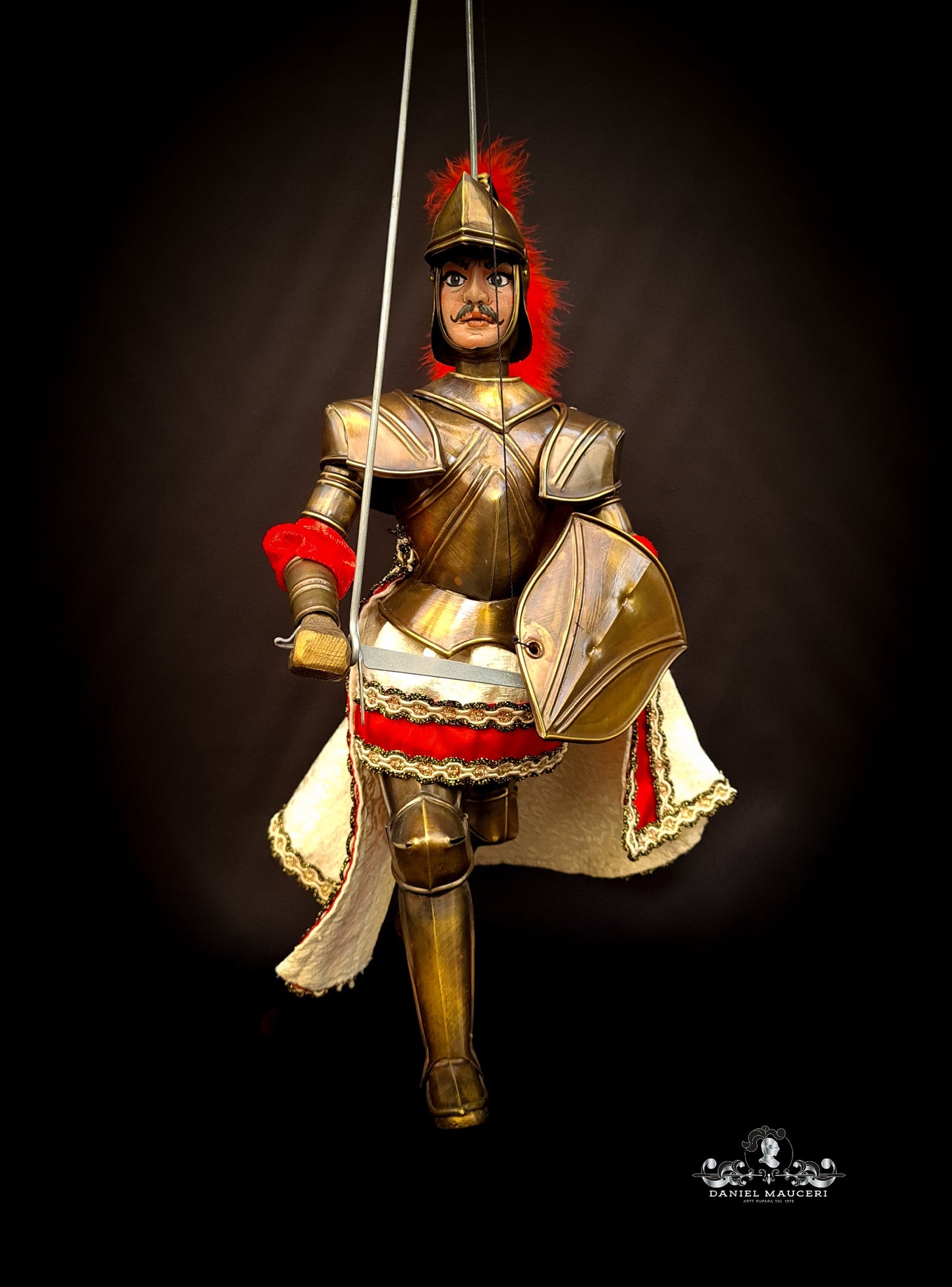 Paladin - Sicilian puppet h37cm