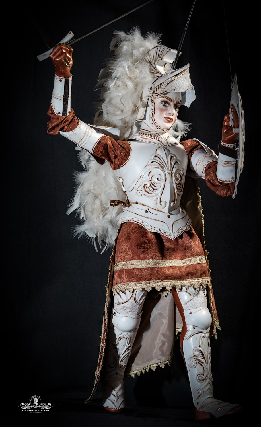 Grifone il bianco - Pupo siciliano h80cm