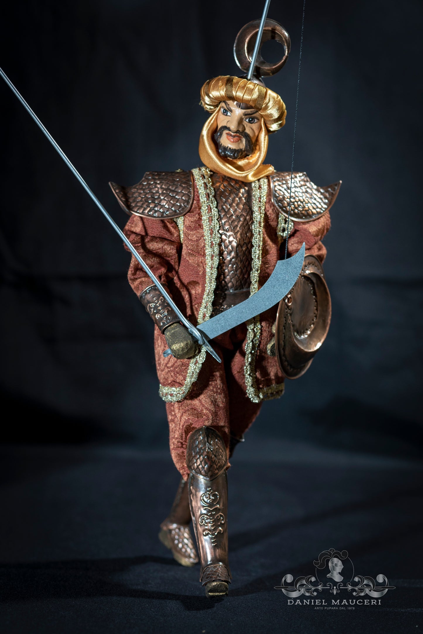 Saracen - Sicilian puppet h37cm