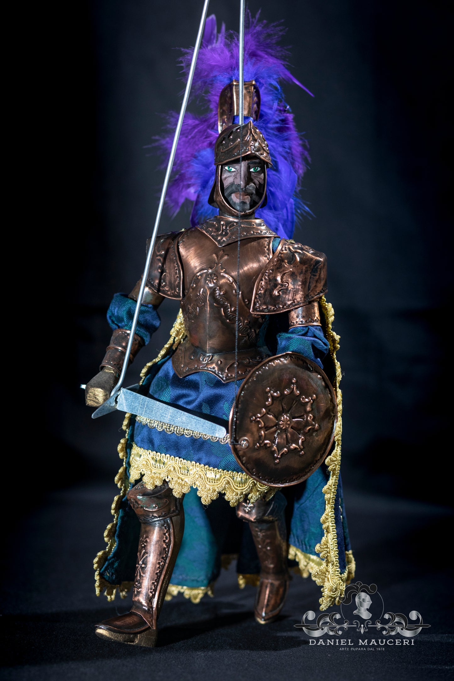 Paladin - Sicilian puppet h37cm