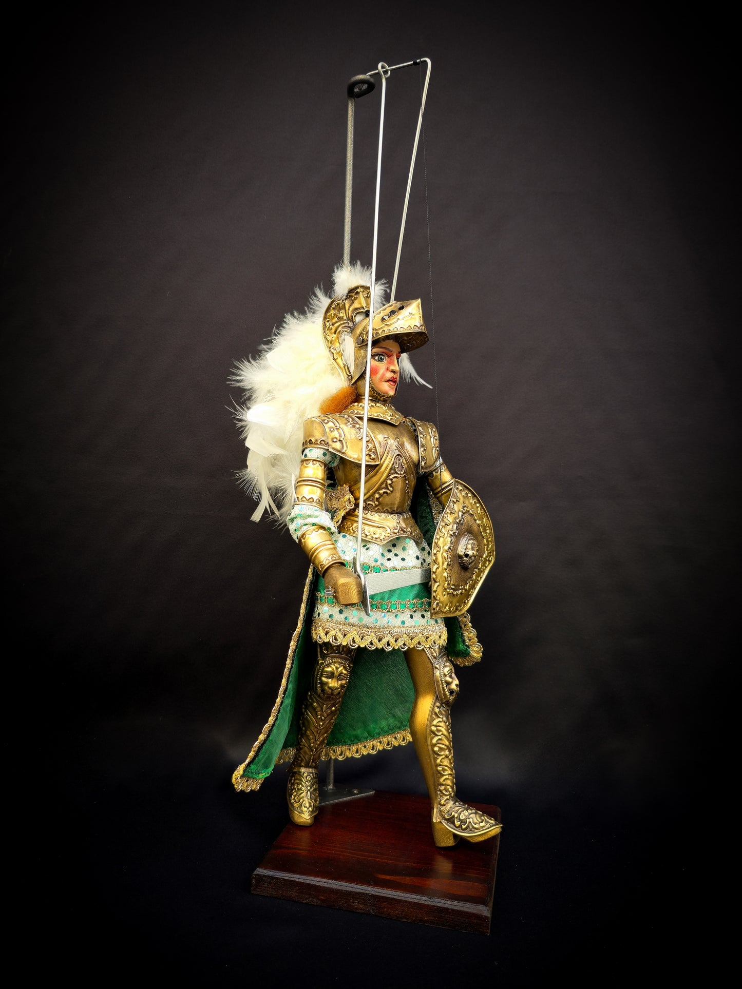 Piedistallo per Pupi siciliani da 27, 32 e 37 cm